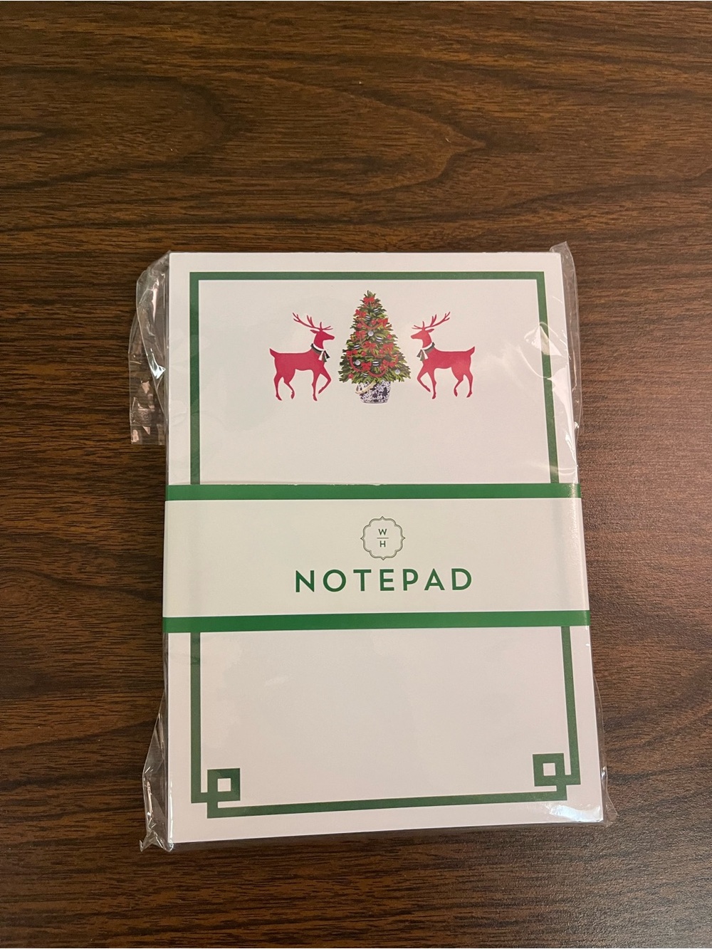WH Hostess Social Stationary Notepad Christmas